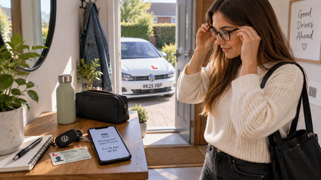 Before you leave home for driving test checklist 