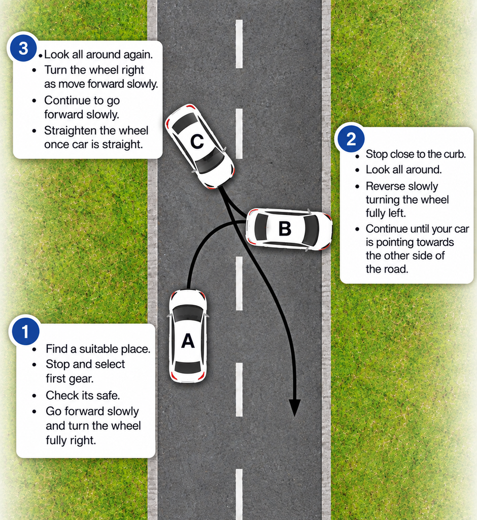 Turn in the road step-by-step guide