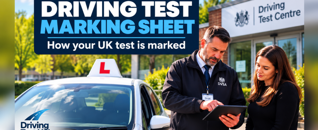 Driving Test Marking Sheet: How Your UK Test Is Marked