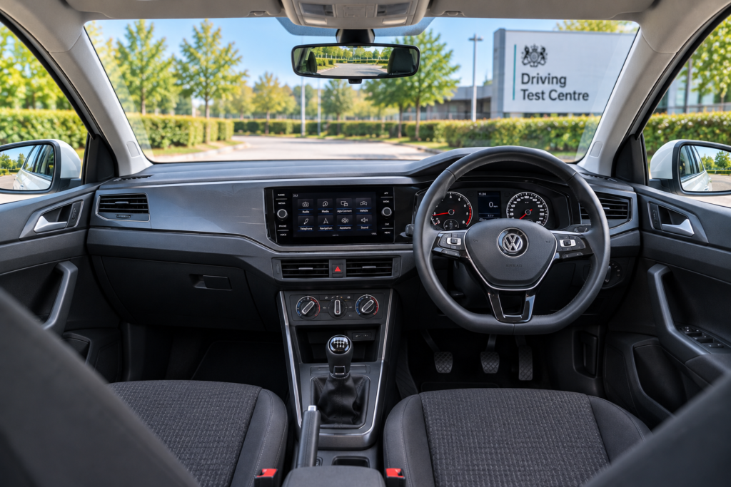 Car driving test requirements: interior of car